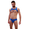 Barcode Berlin Harnais en élastique Matt Bleu